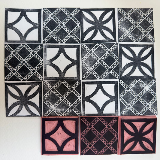 Stamp Carving Squares Workshop - Design, Carve, & Print your own custom Stamp with Mary Soucy | September 20 || 1-3