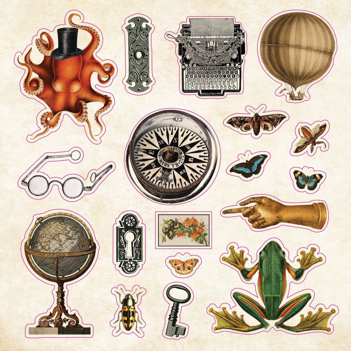 The Sticker Book of Curiosities