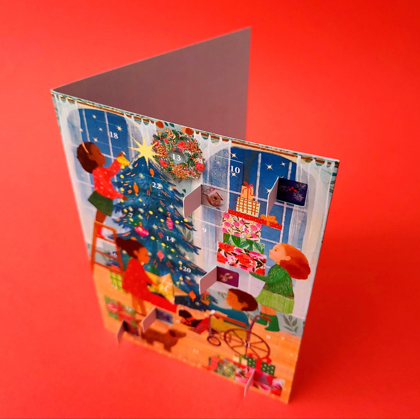 A Christmas Party Advent calendar card - ACC 099