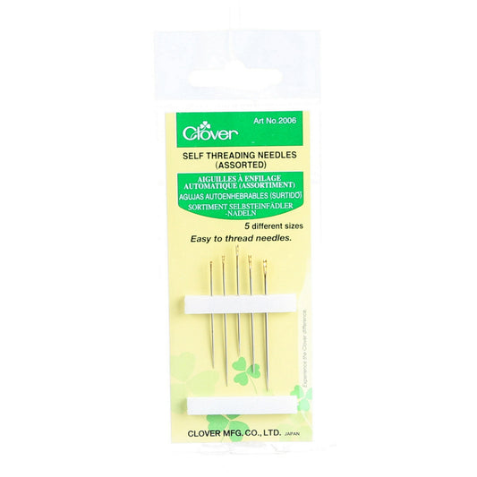 Clover Self Threading Needles (Assorted)
