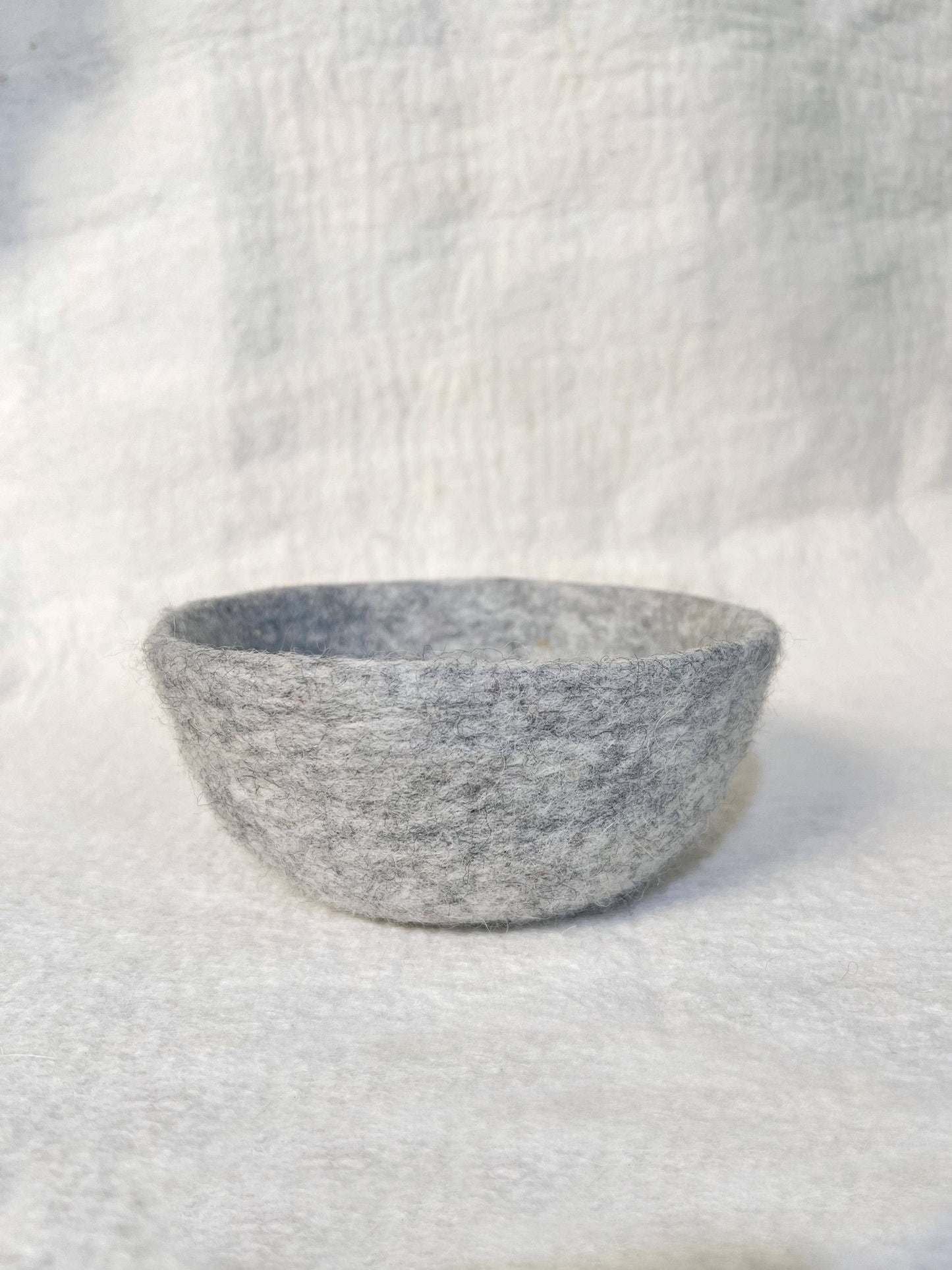 Felt Bowl Pastels-Small | Wool Felt Bowl | Yarn Holder Bowl
