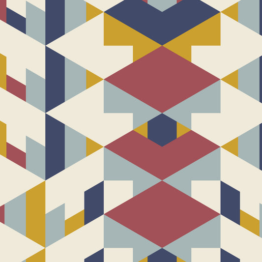 AMERICAN BOLD - Hollyhock | Red/Navy