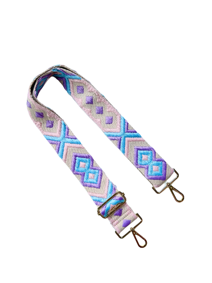 Boho Western Luxury Guitar Purse Strap - 7 Colors