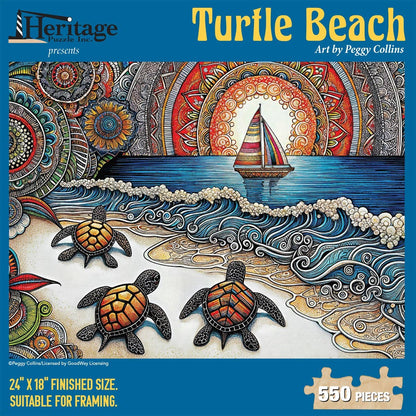 Turtle Beach 550 piece puzzle