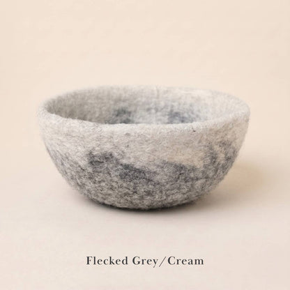 Felt Bowl - Small Ombre | Wool Yarn Bowl | Knitting Bowl