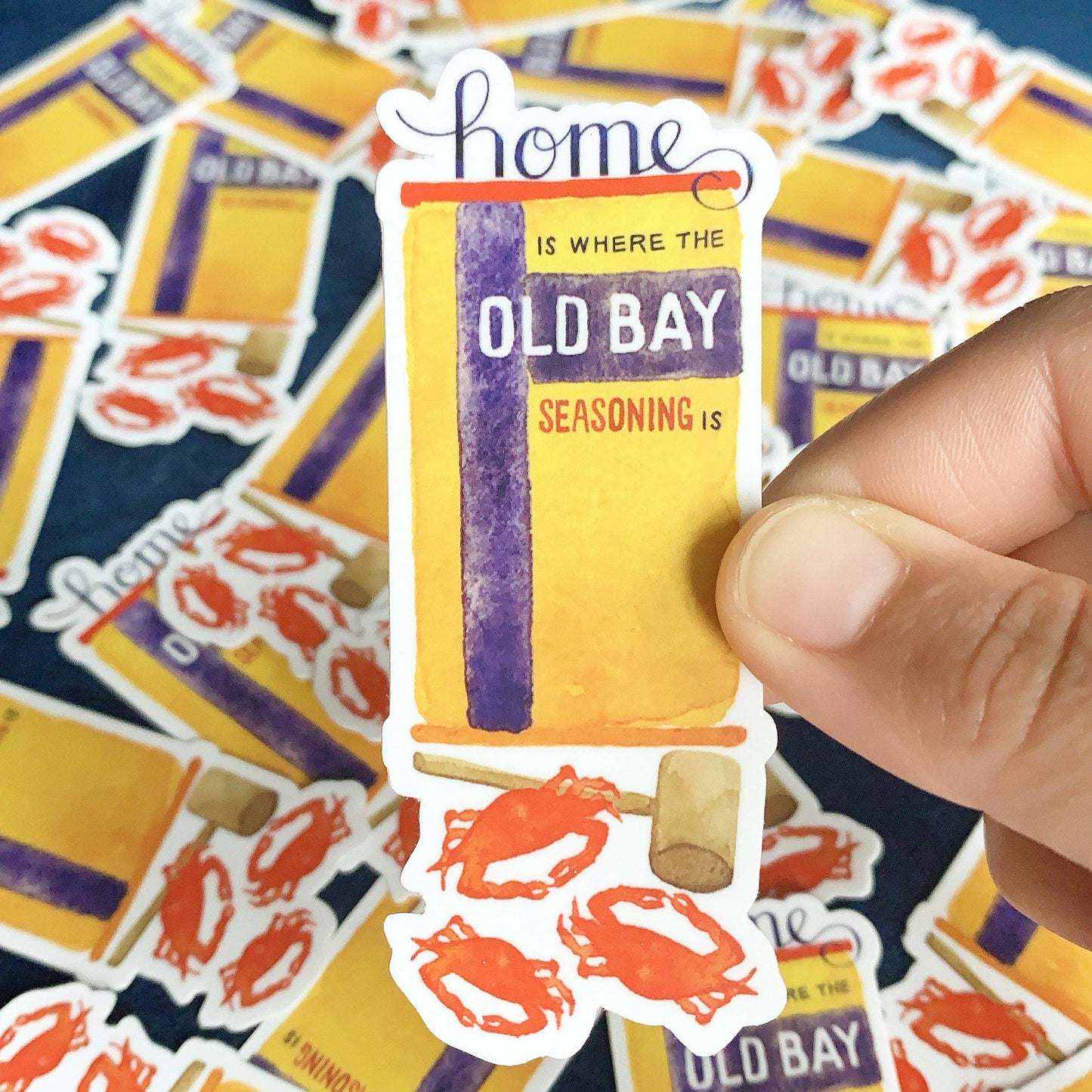 Home Is Where the Old Bay Is Sticker