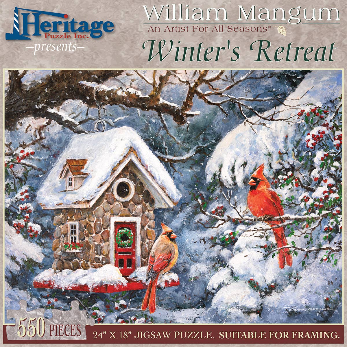 Winter's Retreat 550 piece puzzle