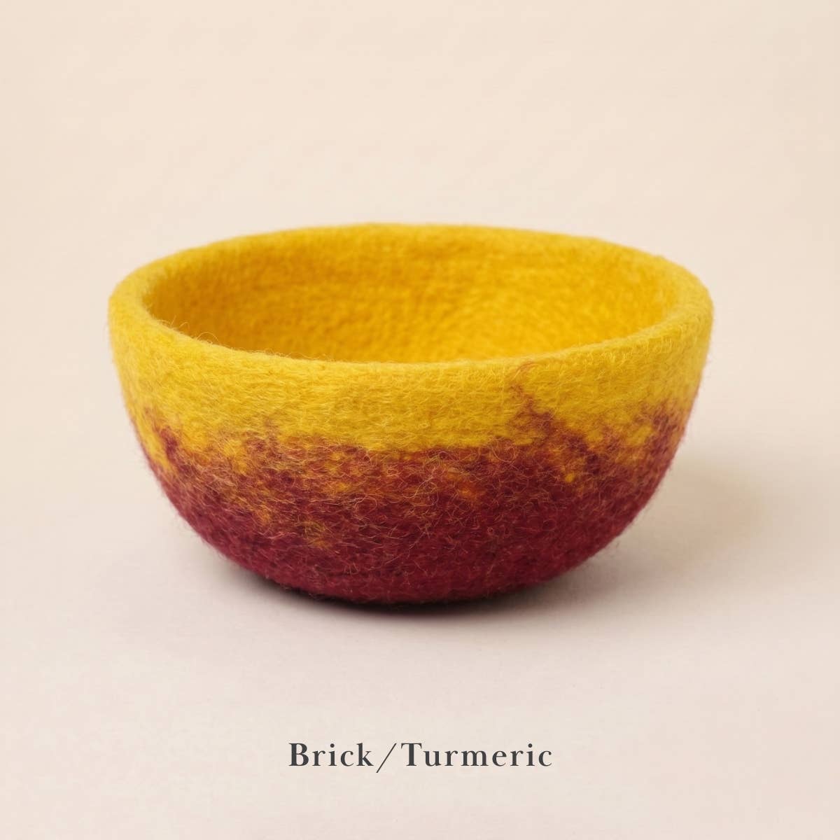 Felt Bowl - Small Ombre | Wool Yarn Bowl | Knitting Bowl