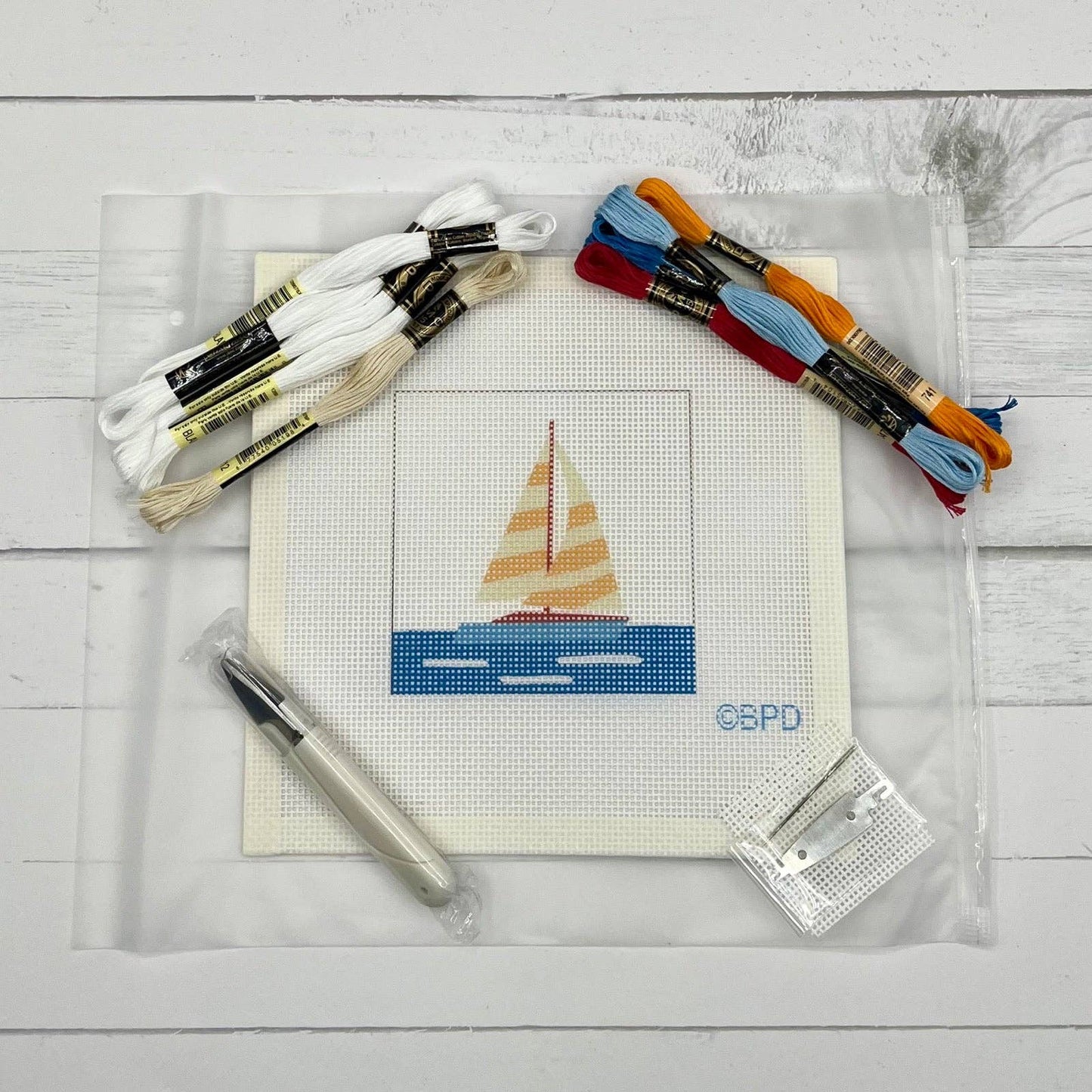 Sailboat Needlepoint Kit