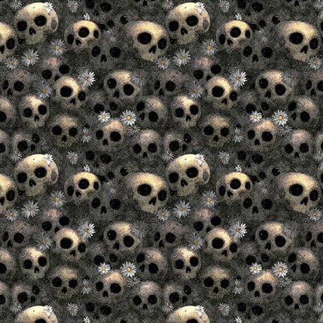 SKULLS-BLACK