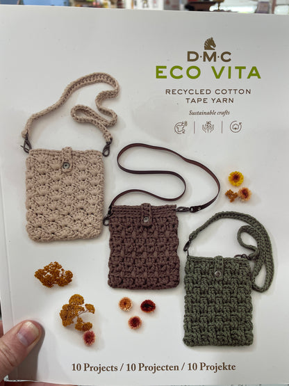 DMC second Vita Recycled Cotton Tape Yarn 10 Projects Book