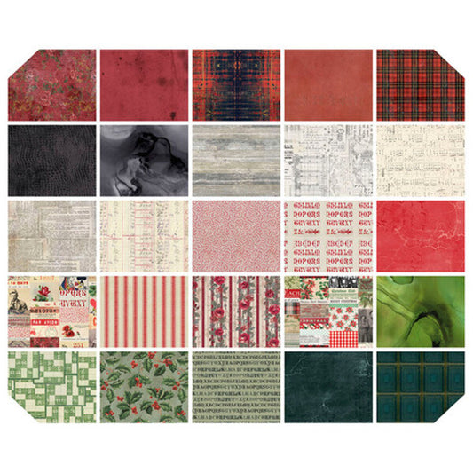 Eclectic Elements Palette 2.5" Strip Roll in Christmas