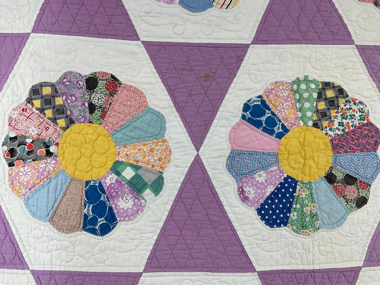 Lavender Dresden Quilt