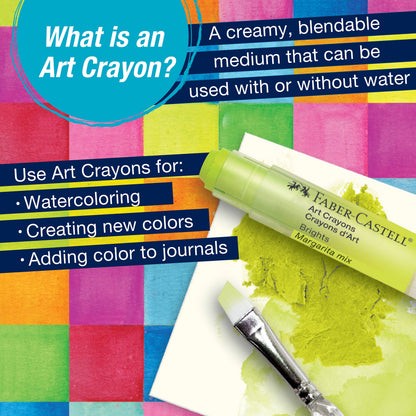 Faber-Castell Art Crayons 15 Ct Brights Set