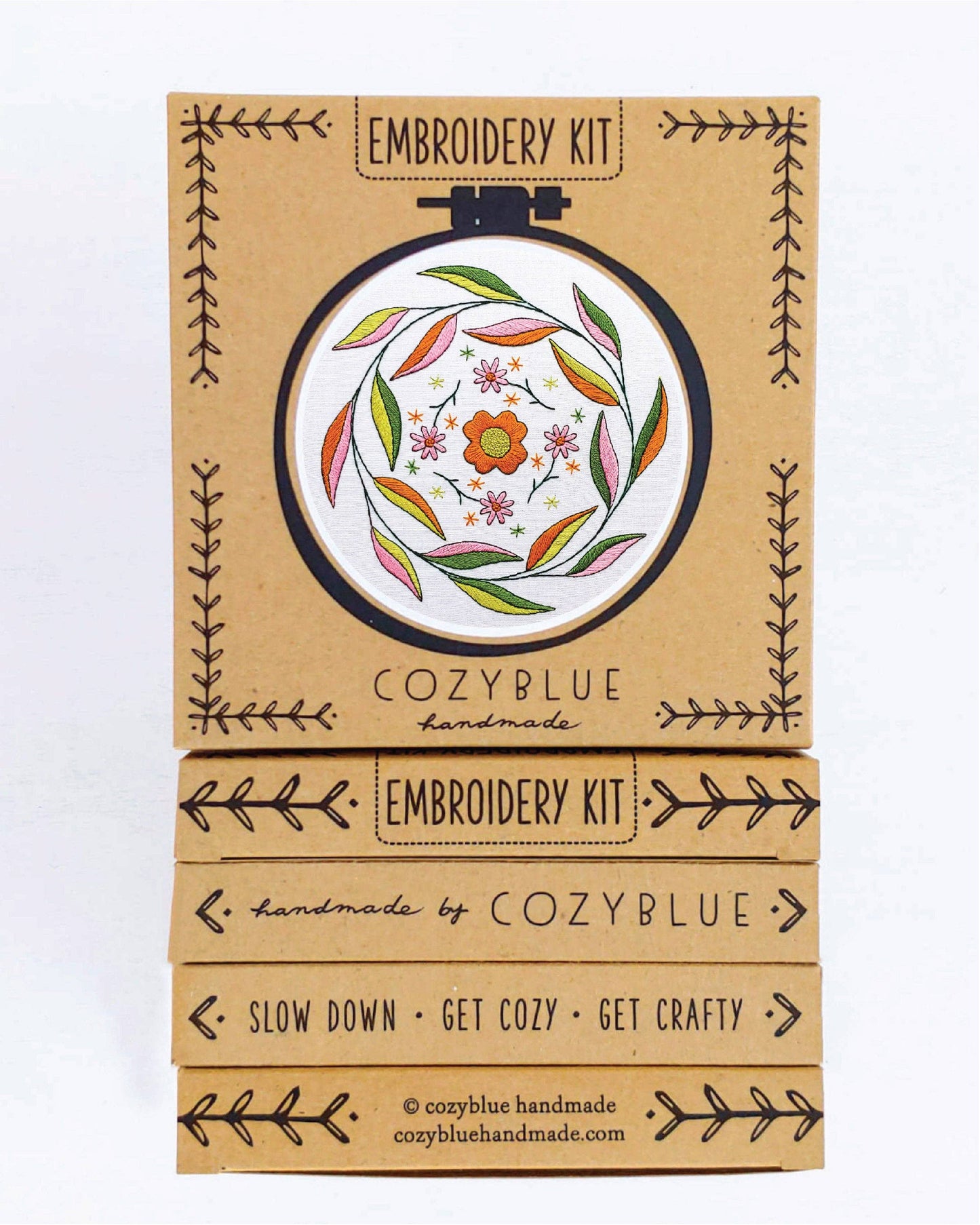 Mellow mood embroidery kit