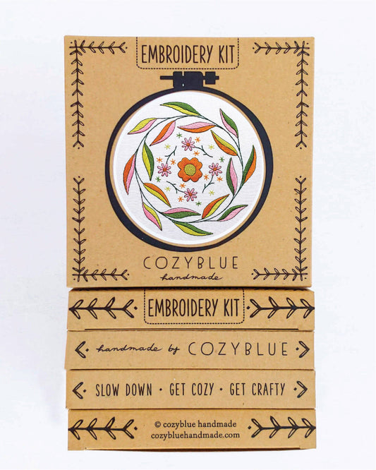 Mellow mood embroidery kit