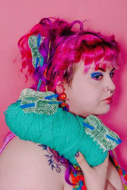 Crochet Yarn Hair Claw