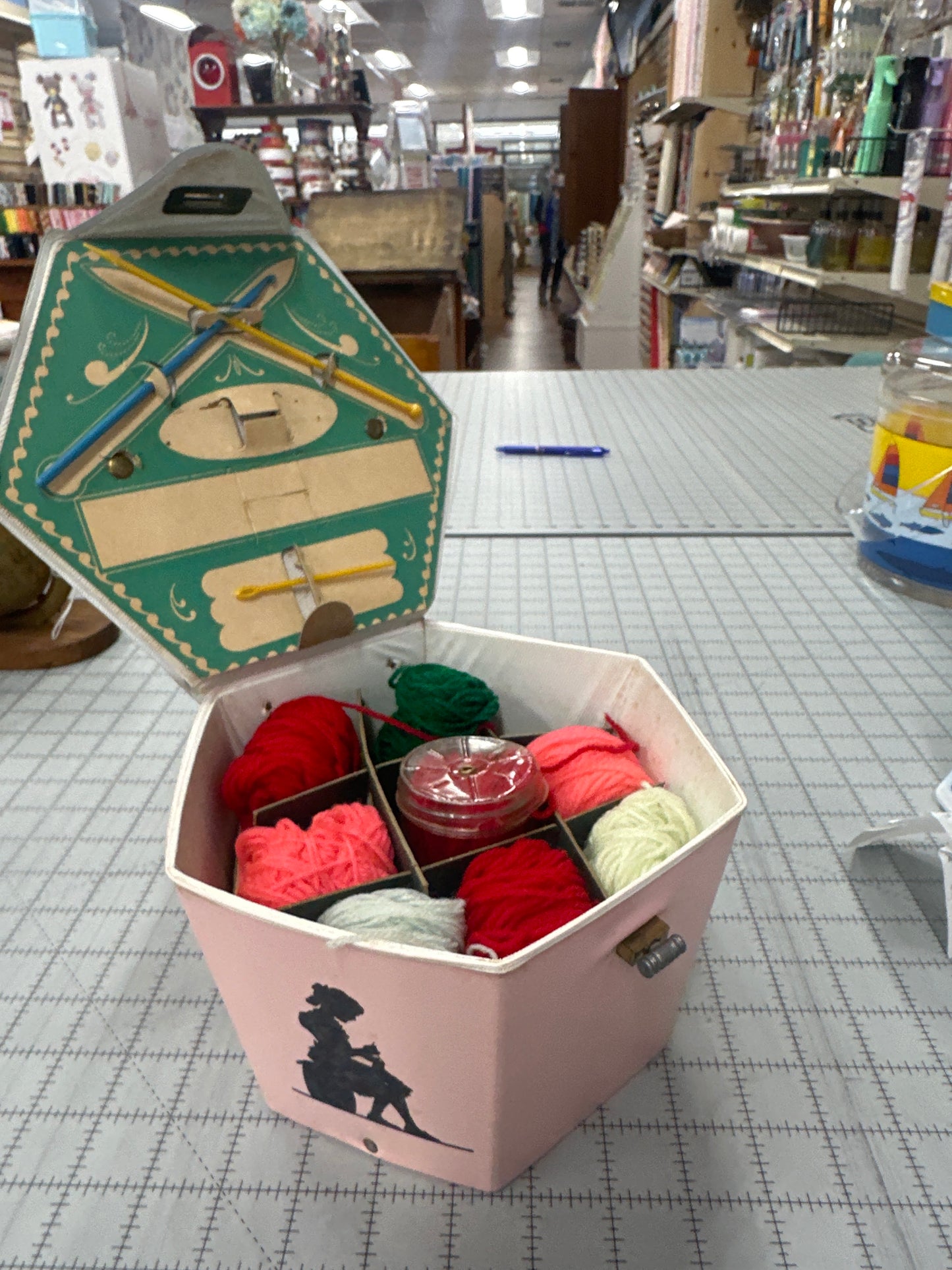 Vintage Moulin Roty Children's Valise Couture Sewing Kit
