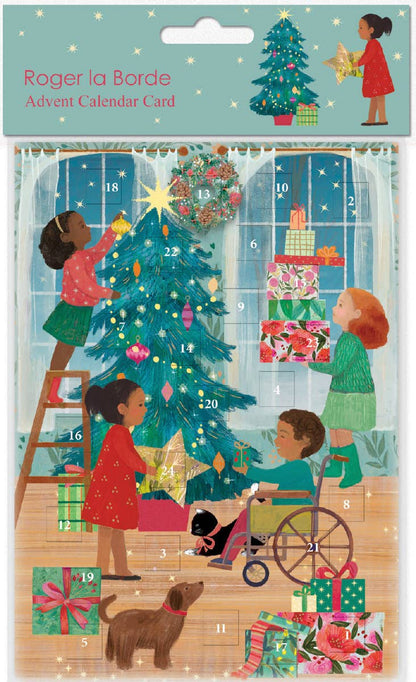 A Christmas Party Advent calendar card - ACC 099