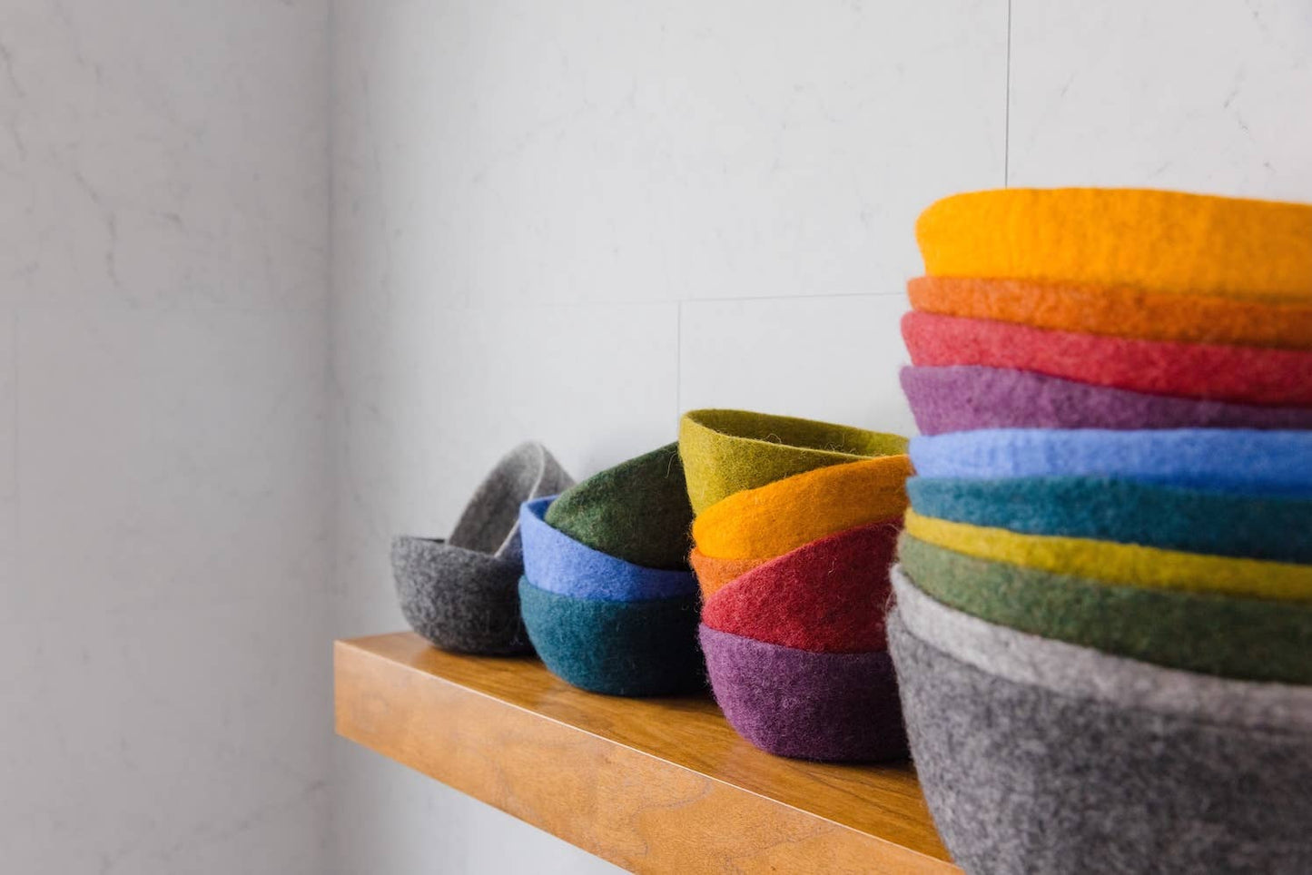 Felt Bowl - Small | Wool Felt Yarn Bowl | Knitting Bowl