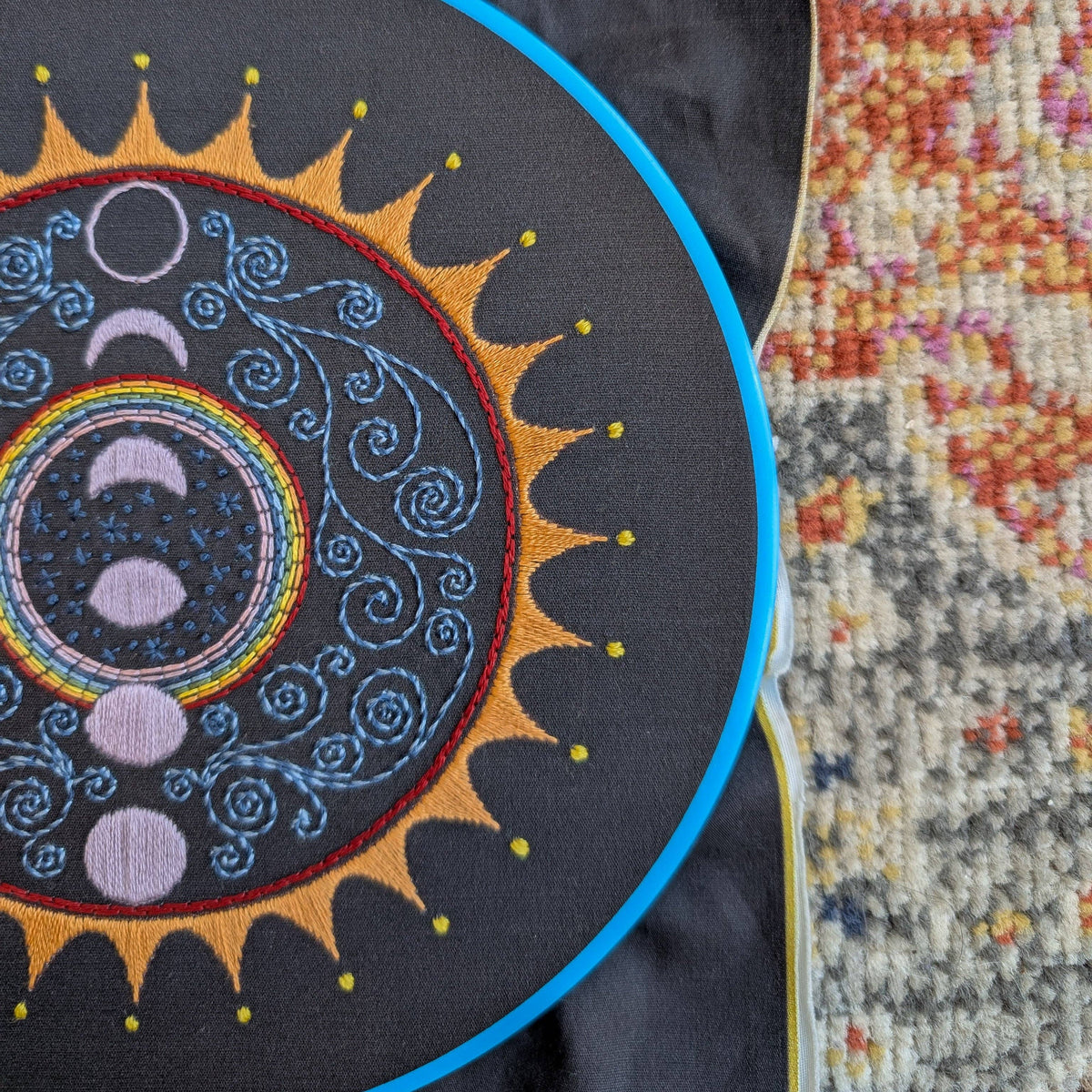 Alignment embroidery kit