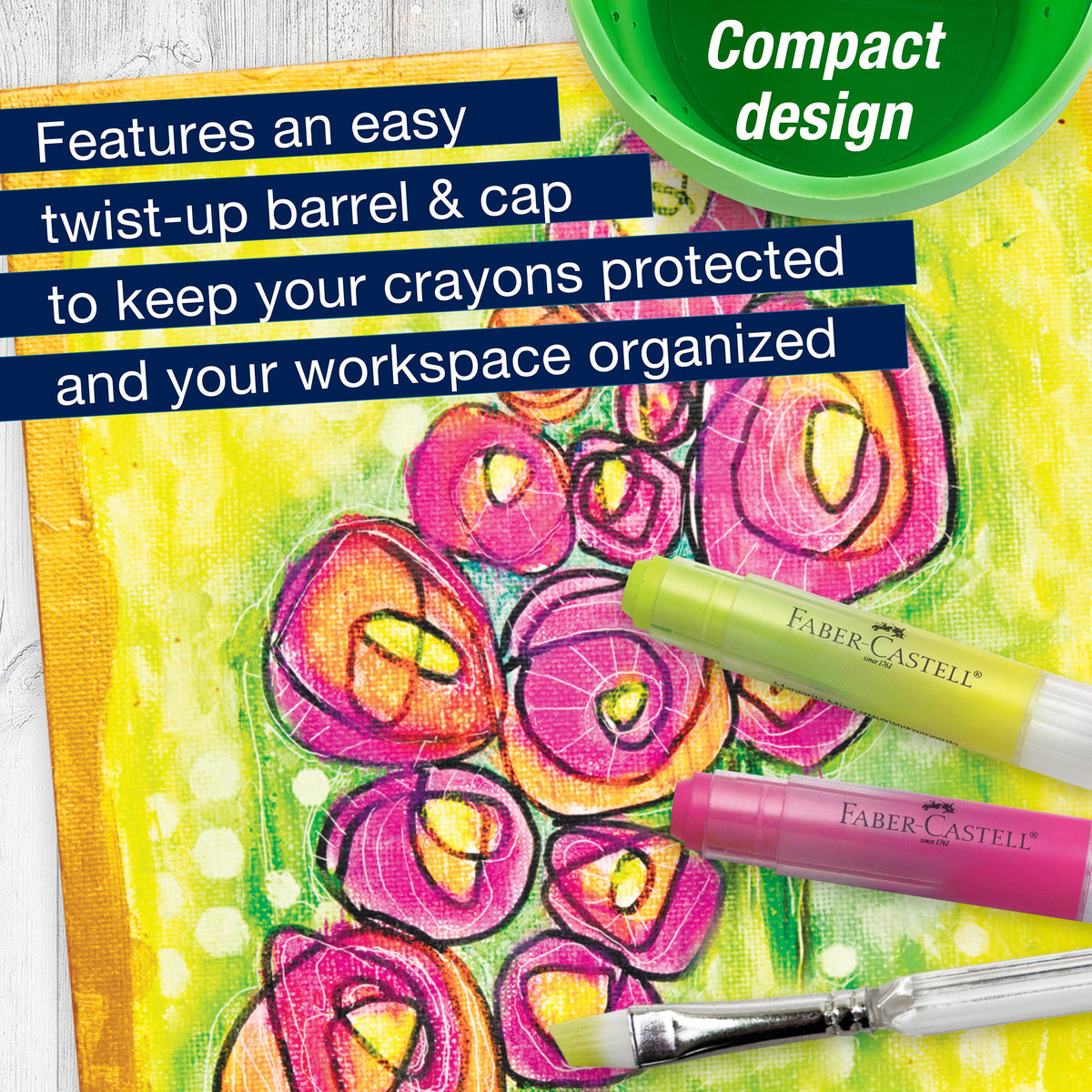 Faber-Castell Art Crayons 15 Ct Brights Set