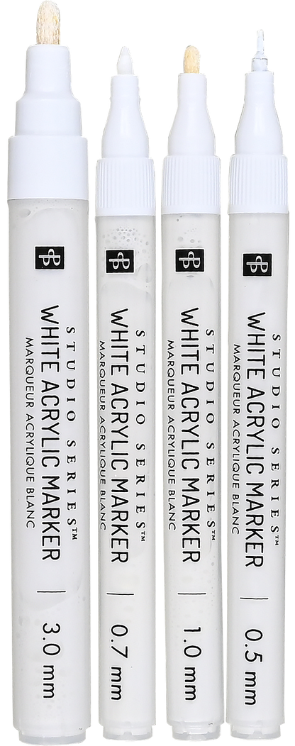 Studio Series White Acrylic Markers