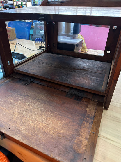 Antique country store pie display case