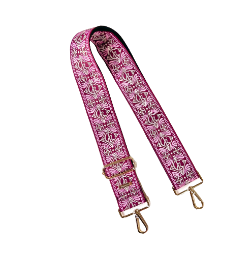 Premium Boho Embroidered Guitar Bag Straps - 10 Colors