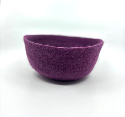 Felt Bowl-Large | Wool Knitting Bowl | Catch-all Home Decor