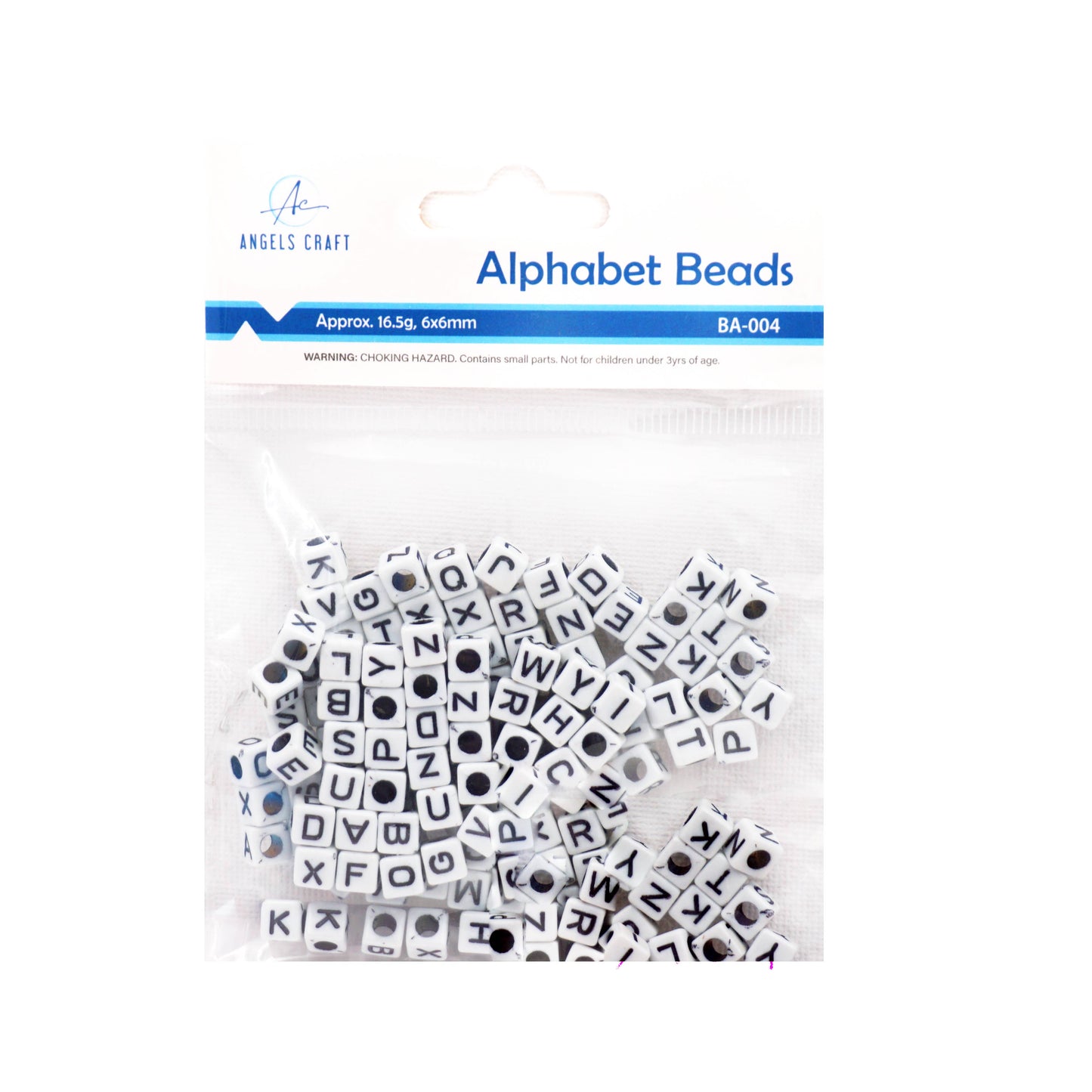 Alphabet Beads - Cube Shape (4 colors available)