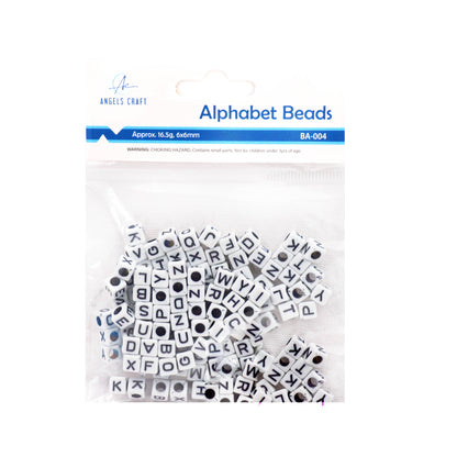 Alphabet Beads - Cube Shape (4 colors available)