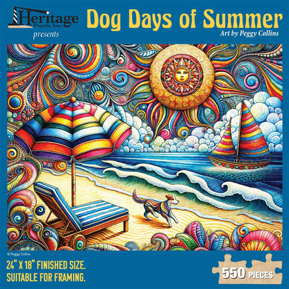 Dog Days of Summer 550 piece puzzle