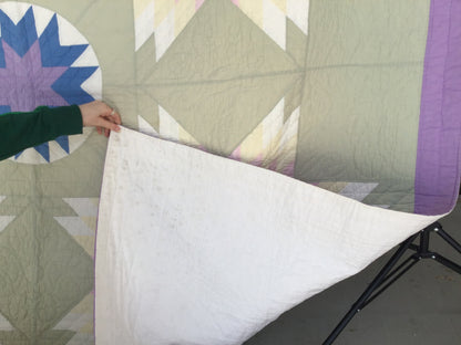 Lavender star quilt