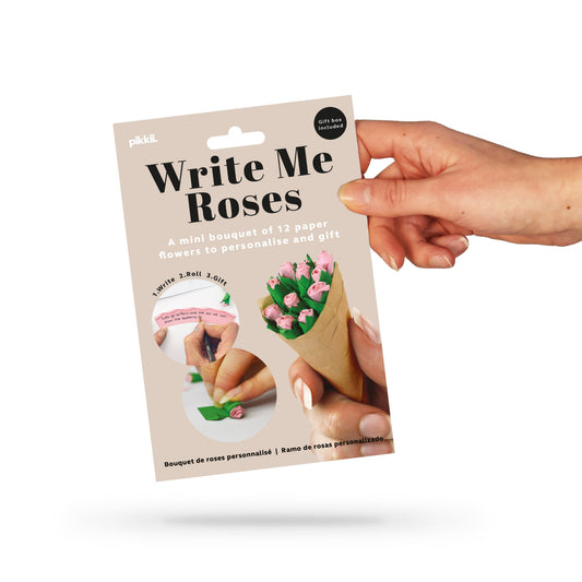 Write Me Roses | Personalized Paper Flower Gift Kit