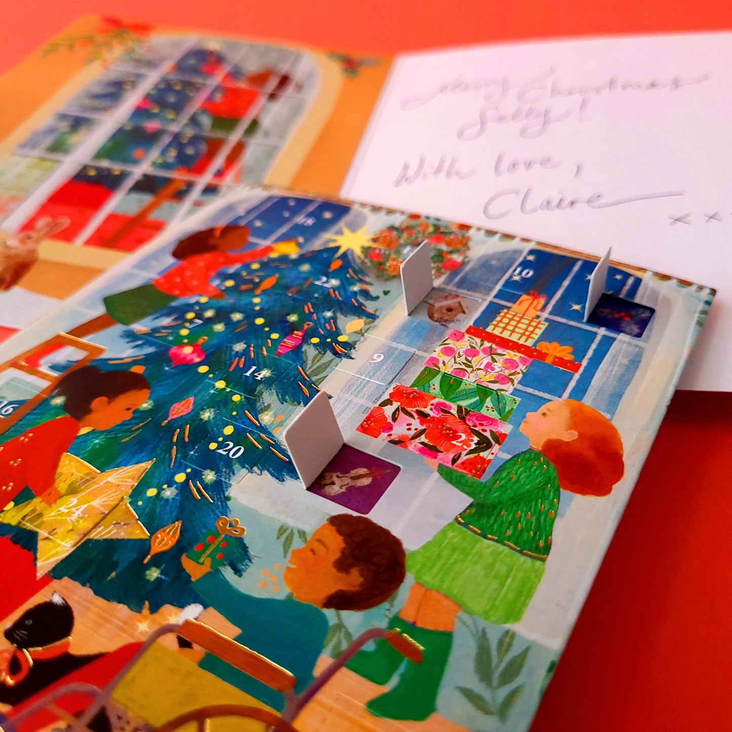 A Christmas Party Advent calendar card - ACC 099