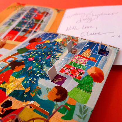 A Christmas Party Advent calendar card - ACC 099