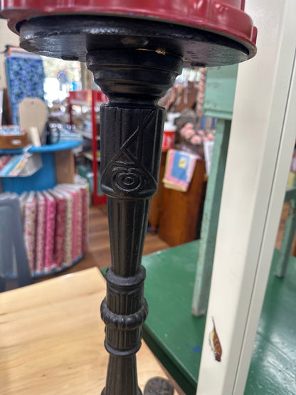 Vintage gumball on cast iron stand