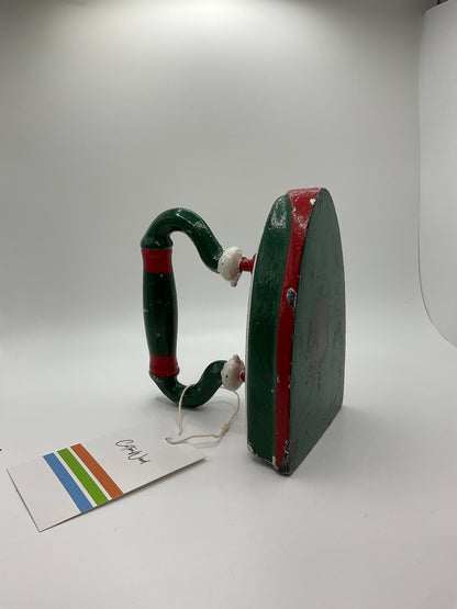 Green Red White Iron Weight