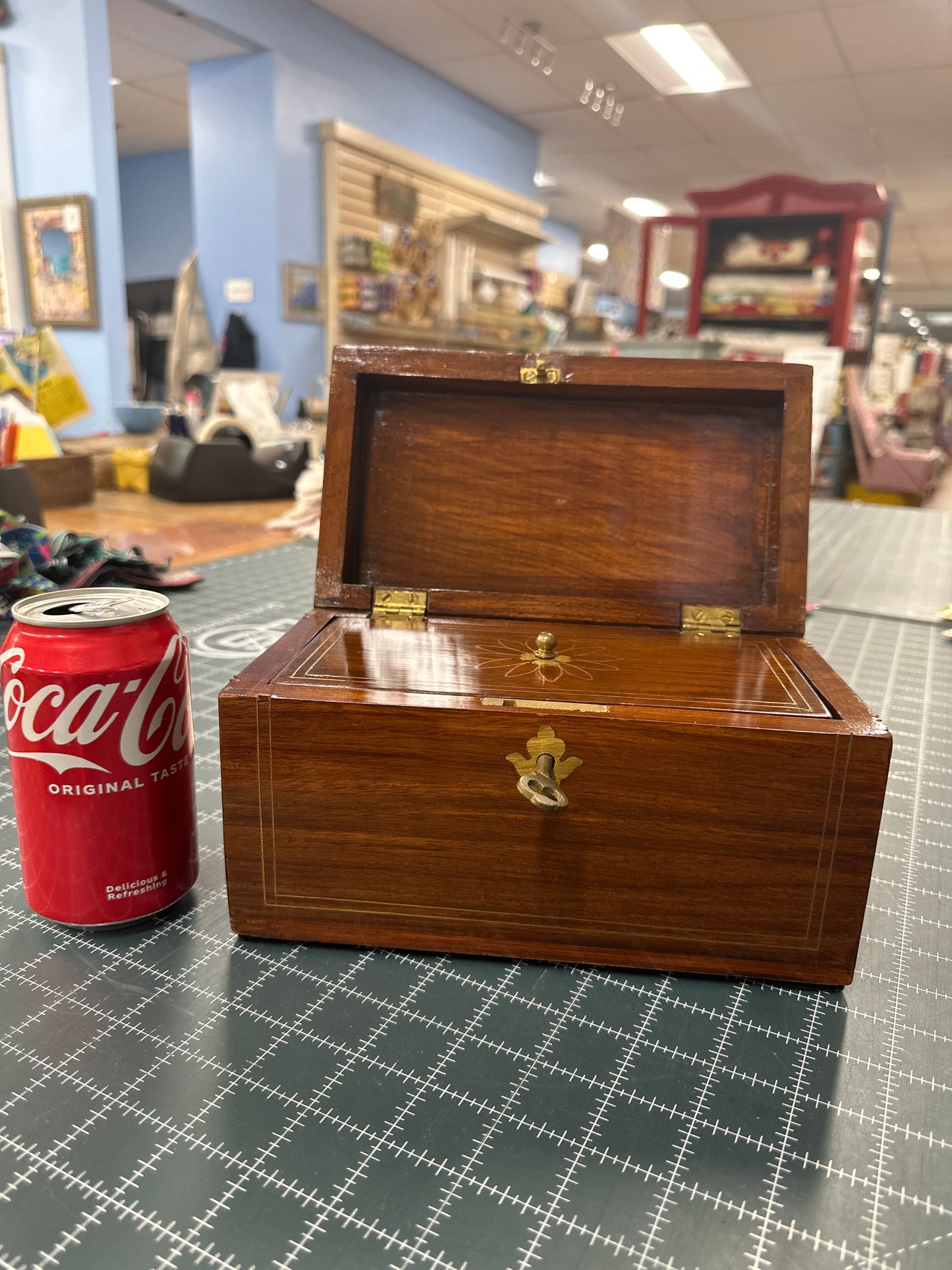 Vintage tea caddy