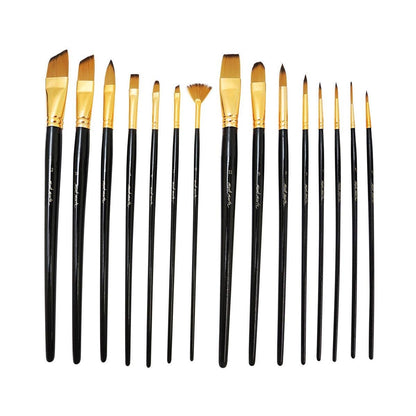 Studio Brush Set in Easel Wallet 15pce