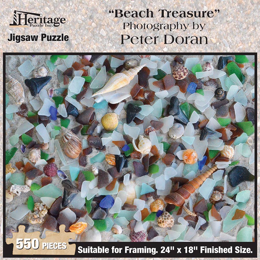Beach Treasure 550 Piece Puzzle