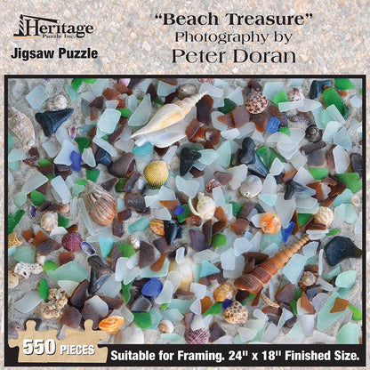 Beach Treasure 550 Piece Puzzle