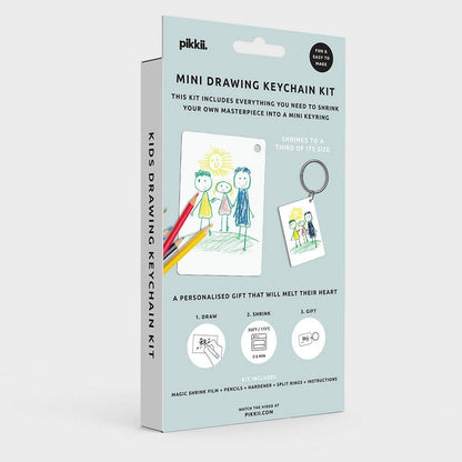 Drawing Shrink Keyring | DIY Personalized Keychain Craft Kit