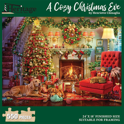 A Cozy Christmas Eve 550 piece