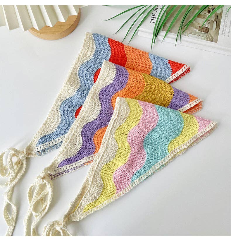 Handmade Stripe Wave Headband