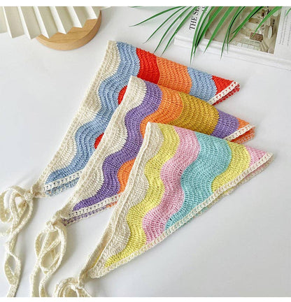 Handmade Stripe Wave Headband