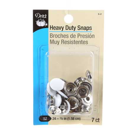 Pearl Snaps -  12ct Black