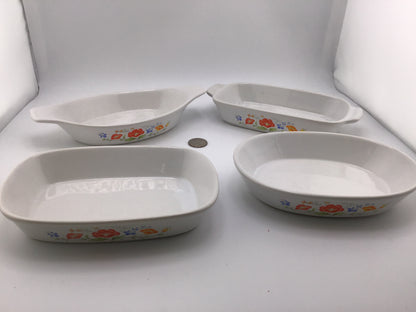 Vintage Northland Japan Floral Baking Set