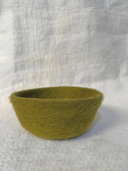 Felt Bowl Pastels-Small | Wool Felt Bowl | Yarn Holder Bowl
